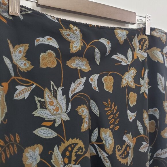 Worthington Womens Y2K Fairy Grunge Asymmetrical Midi Skirt Size 8 Black Boho - Picture 3 of 10